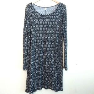 Price firm - XL Old Navy long sleeve swing dress